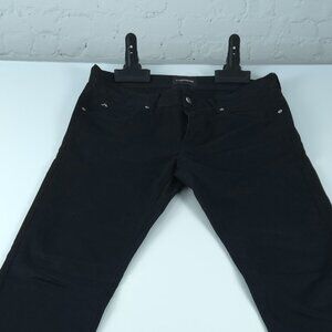 J.Lindeberg Damien Black Jeans 33x32 Skinny Fit Designer Indie Sleaze Rocker